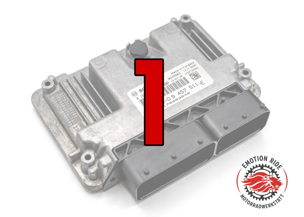 BMW Motorrad prepared for ECU tuning
